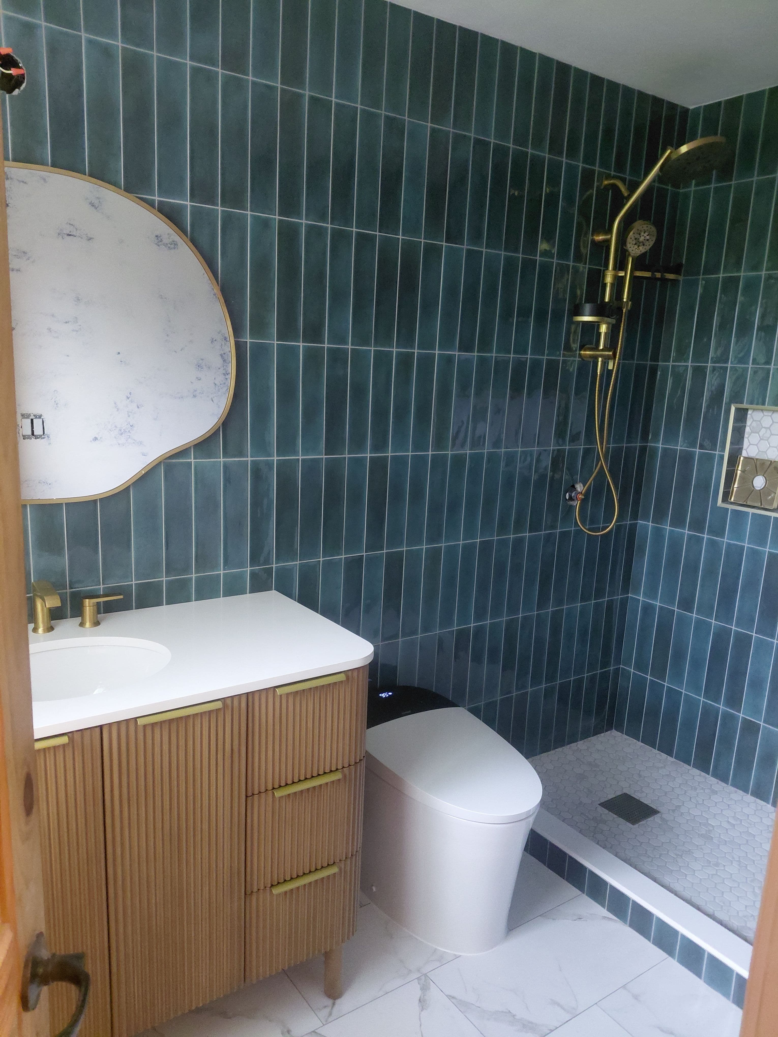 Project This Bathroom Remodel Is Almost Done and It Already Looks Incredible image