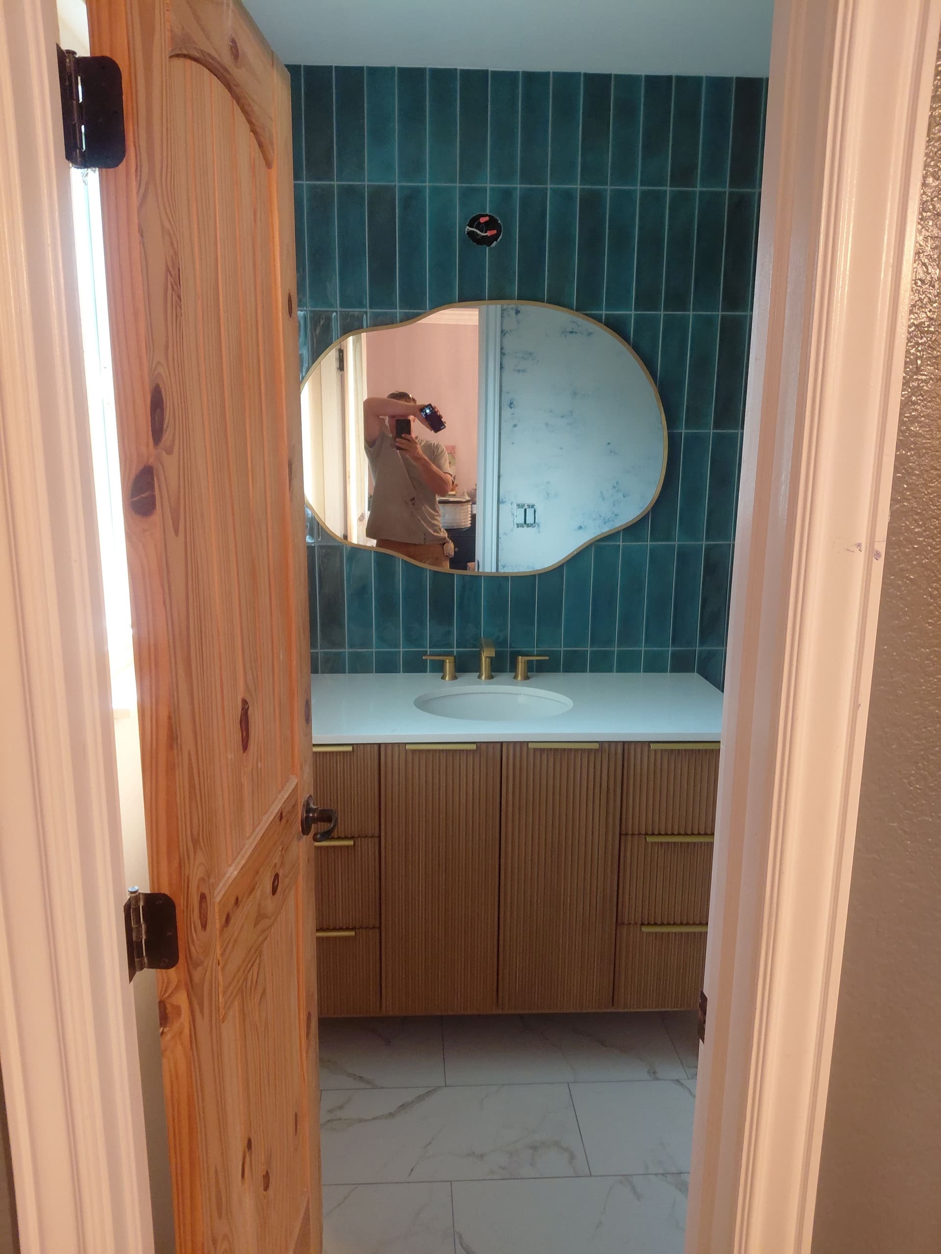 Gallery photos for This Bathroom Remodel Is Almost Done and It Already Looks Incredible: Image #1