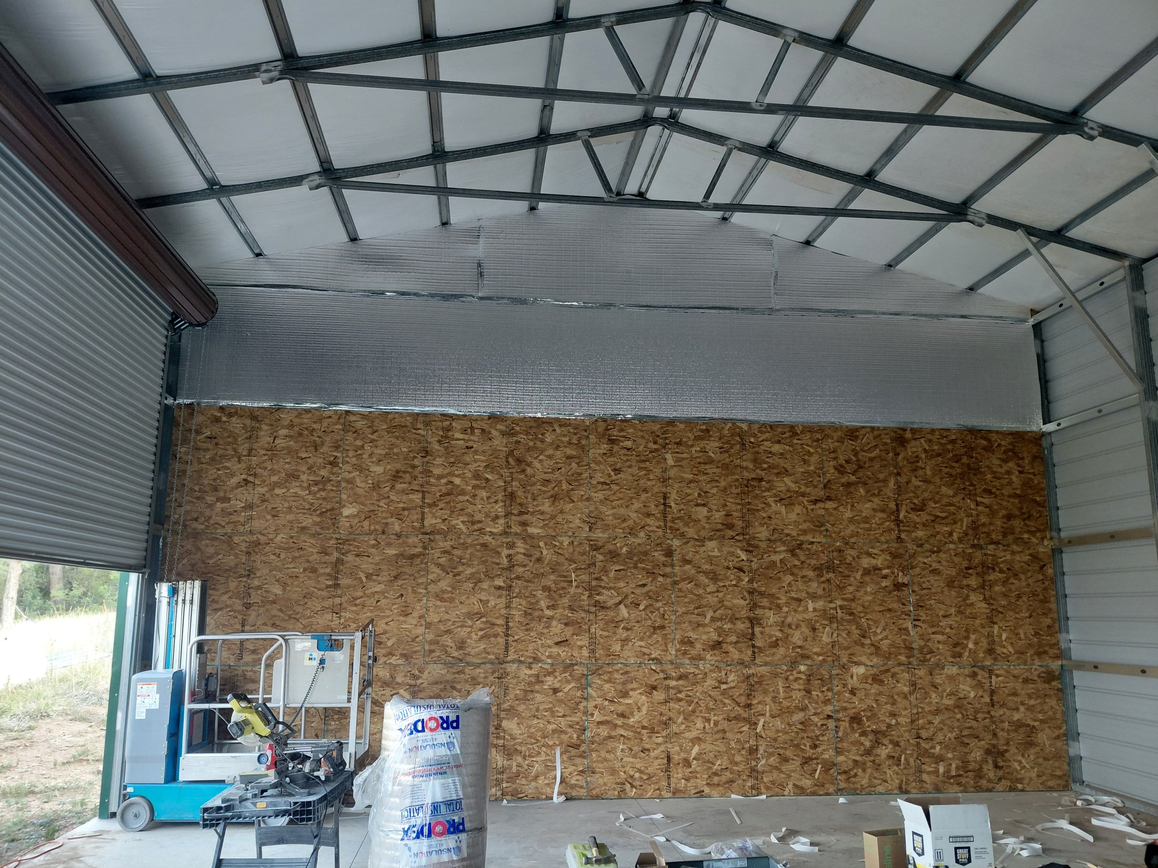 Project Warehouse Insulation and Wall Sheathing Done Right image