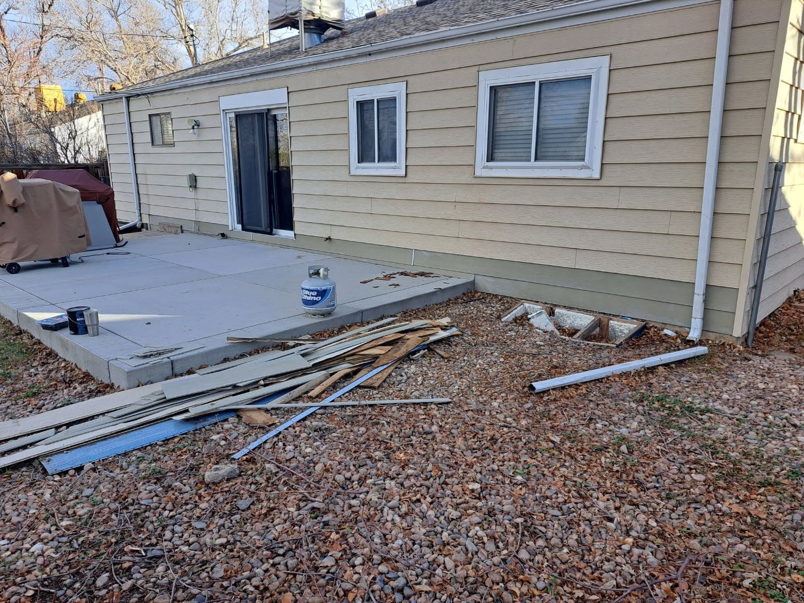 Gallery photos for Siding Repair and Patio Refresh Enhancement: Image #1