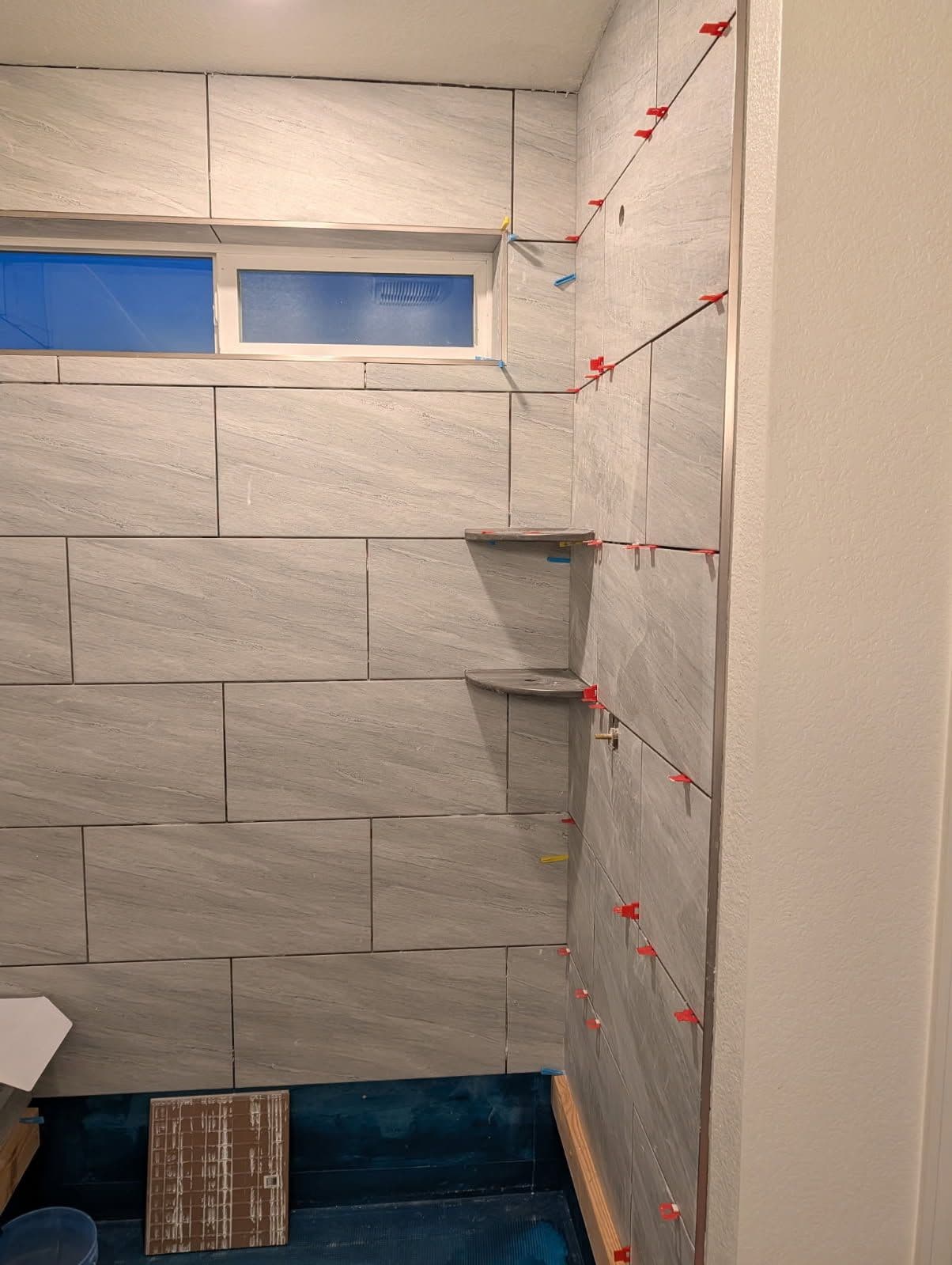 Gallery photos for Sleek Shower Tile Installation: Image #1