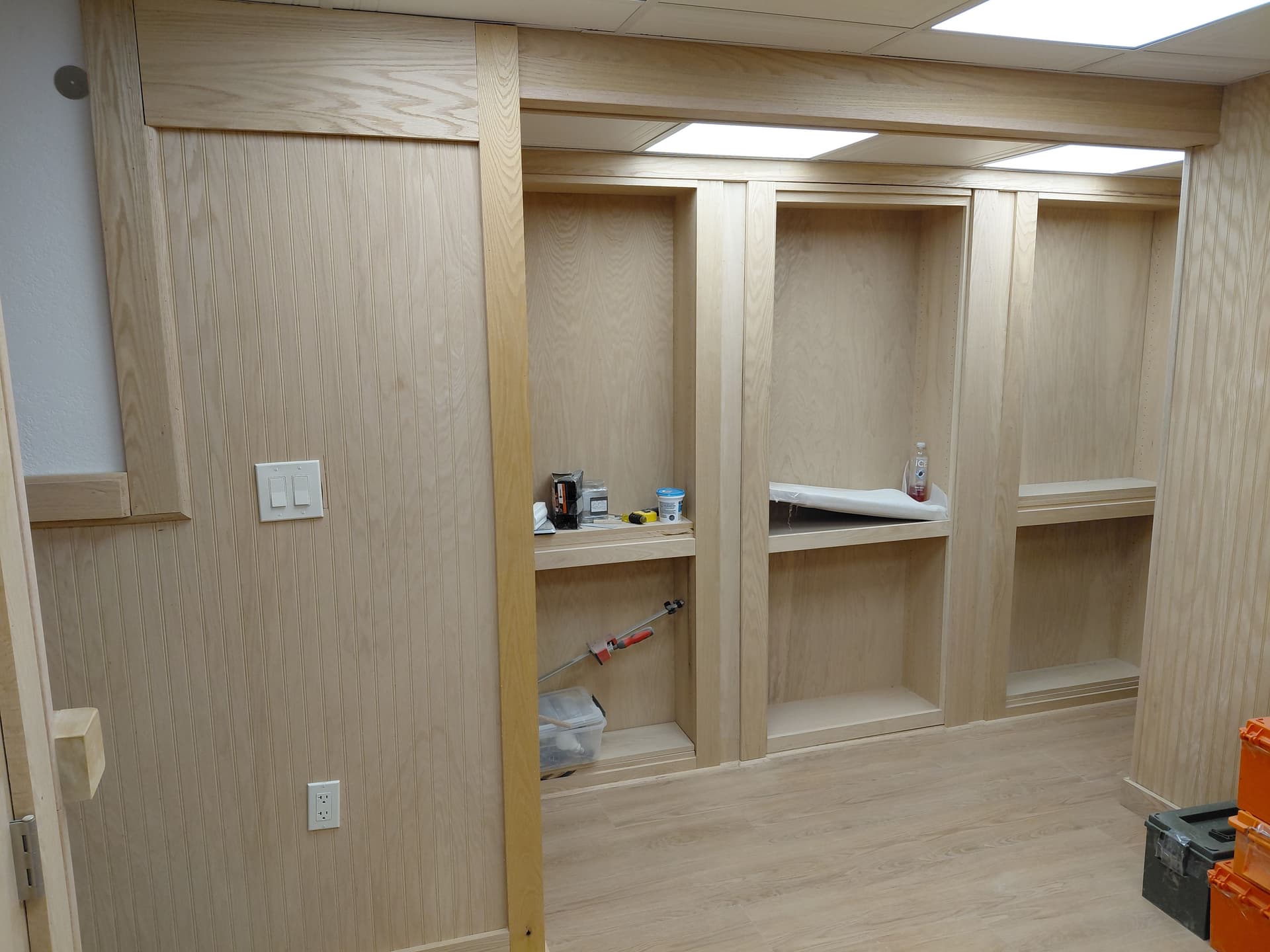 Oak Room Creation with Hidden Safe Room image